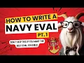 Navy EVAL Part 1 The Brag Sheet System that Makes Writing Your Evaluation Easy