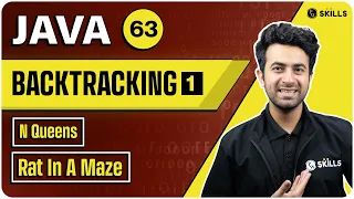 Backtracking - 1 Lecture 63 N Queens Rat In A Maze Java and DSA Course