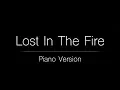 Download Lagu The Weeknd - Lost In The Fire Piano Karaoke Instrumental ft. Gesaffelstein
