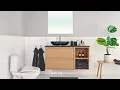 ANGSJON single worktop washbasin assembly installation