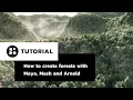 How to create forests with Maya MASH and Arnold