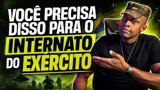 Você tem que saber isso para o internato do exército brasileiro!