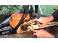 HOW TO PUT ON A CHAIN SAW CHAIN THE RIGHT WAY