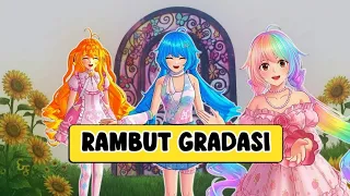 Tutorial Rambut Gradasi + ID Secret Door Barbie 🤩