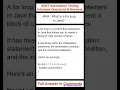 JAVA What is a for loop in Java SDET Automation Testing Interview Questions Answers