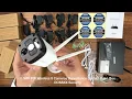 Unboxing the OOSSXX Wireless 5MP 8-Camera System with Two-Way and 130-Degree Wide Angle