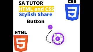 Share Button with Animation Using HTML and CSS