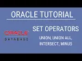 Oracle - Set Operators Tamil