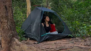 A Day Solo Camping With Tent
