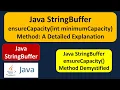 Java StringBuffer ensureCapacity int minimumCapacity Method A Detailed Explanation Java Tutorial
