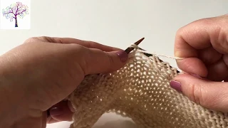 Yarnover Purl 2 Together Yo P2tog