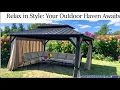 PURPLE LEAF 10 x 14 Hardtop Gazebo DIY Step By Step Assembly Tutorial Detailed Demonstration