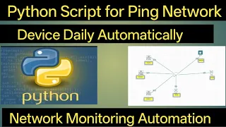 Python Script to Ping Network Devices Daily automatically Network Monitoring Automation