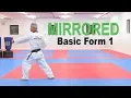 MIRRORED VERSION Taekwondo Basic Form 1