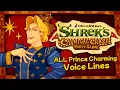 ALL English Prince Charming Voice Lines from Shrek s Carnival Craze Original Artwork