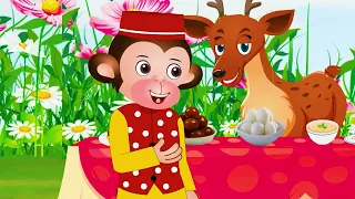 Bandar Mama - Pahan Pajama - Hindi Rhymes For Kids - Hindi Poem - Cartoon Video Song