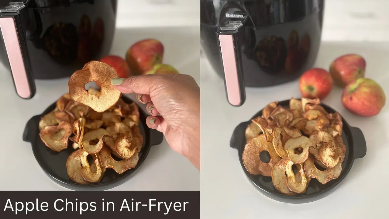 Apple Chips in Air-fryer   Healthy Apple Chips