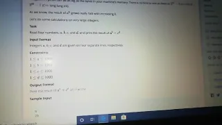 Integer comes in all sizes Hackerrank solution python