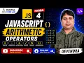 JavaScript Arithmetic Operators Tutorial in Hindi JavaScript Tutorial