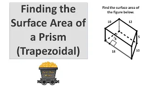 Finding the Surface Area of a Prism Trapezoidal