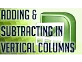 Free Excel Tutorial ADDING SUBTRACTING VERTICAL COLUMNS