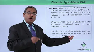 Java Essentials - Character type data in java