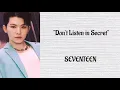 SEVENTEEN "Don't Listen in Secret" Easy Lyrics