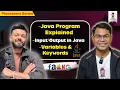 Baithak 03 Java Tutorial for Beginners First Java Program Explained Scanner Variables Keywords