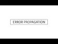 Error Propagation Differentials