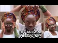 SIMPLE WAY TO TIE YOUR ROUND ANKARA HEADWRAP