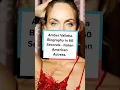 Amber Valletta Biography in 60 Seconds - Italian American Actress