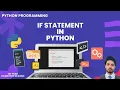 Python If Statement Explained with Examples Tutorial