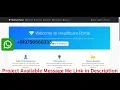 Healthcare Application Using Python Final Year Project 2026 Full Demo Source Code