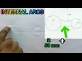How to Blend ARCS and CIRCLES Internal Arcs