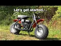 Coleman BT200X Mini Bike Build Series Ep Overview 4K