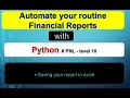 How to Save Python Pandas Dataframe to Excel workbook