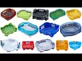 ALL New Hasbro Beyblade Burst Stadium Arena QR Codes SpeedStorm Snakepit Volt Knockout etc