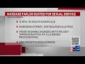 Massage parlor busted for sexual services