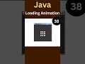 Java Loading Animation - 3x3 Loading Dots With Opacity Effect