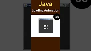 Java Loading Animation - 3x3 Loading Dots With Opacity Effect
