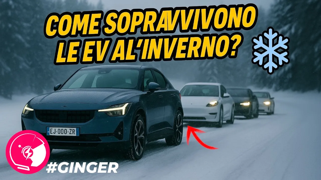 Auto elettriche in inverno: cosa succede a batteria, autonomia e ricarica