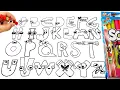 Alphabet Lore A-Z - Coloring Pages Alphabet Lore DRAWING and COLORING Tobu