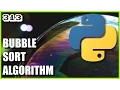 Sorting algorithms in Python - Bubble Sort example