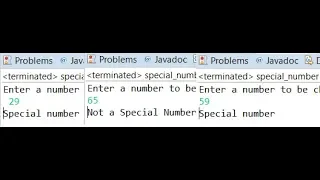 Special Number Programming In JAVA Eclipse Subscribe