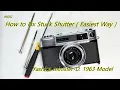 How to Fix a Stuck Shutter Easiest Way