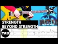 STRENGTH BEYOND STRENGTH Pantera Guitar TAB Lesson Cover Tutorial