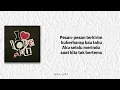 Bilang i love you - Souljah | Lirik 