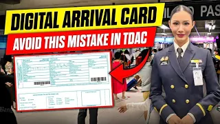 how to fill out thailands new digital arrival card easy tuturial travel tdac thailand 