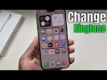 How to change iphone ringtone (17 Air/Pro/Max)