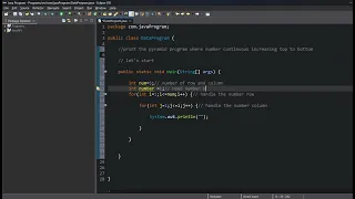 Number Changing Pyramid Pattern in Java Java Pattern Printing Programs for Beginners
